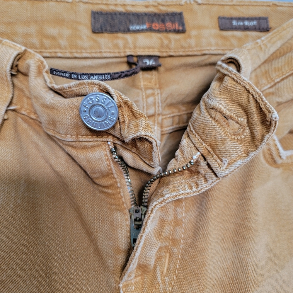 Mustard Fossil Jeans View 5
